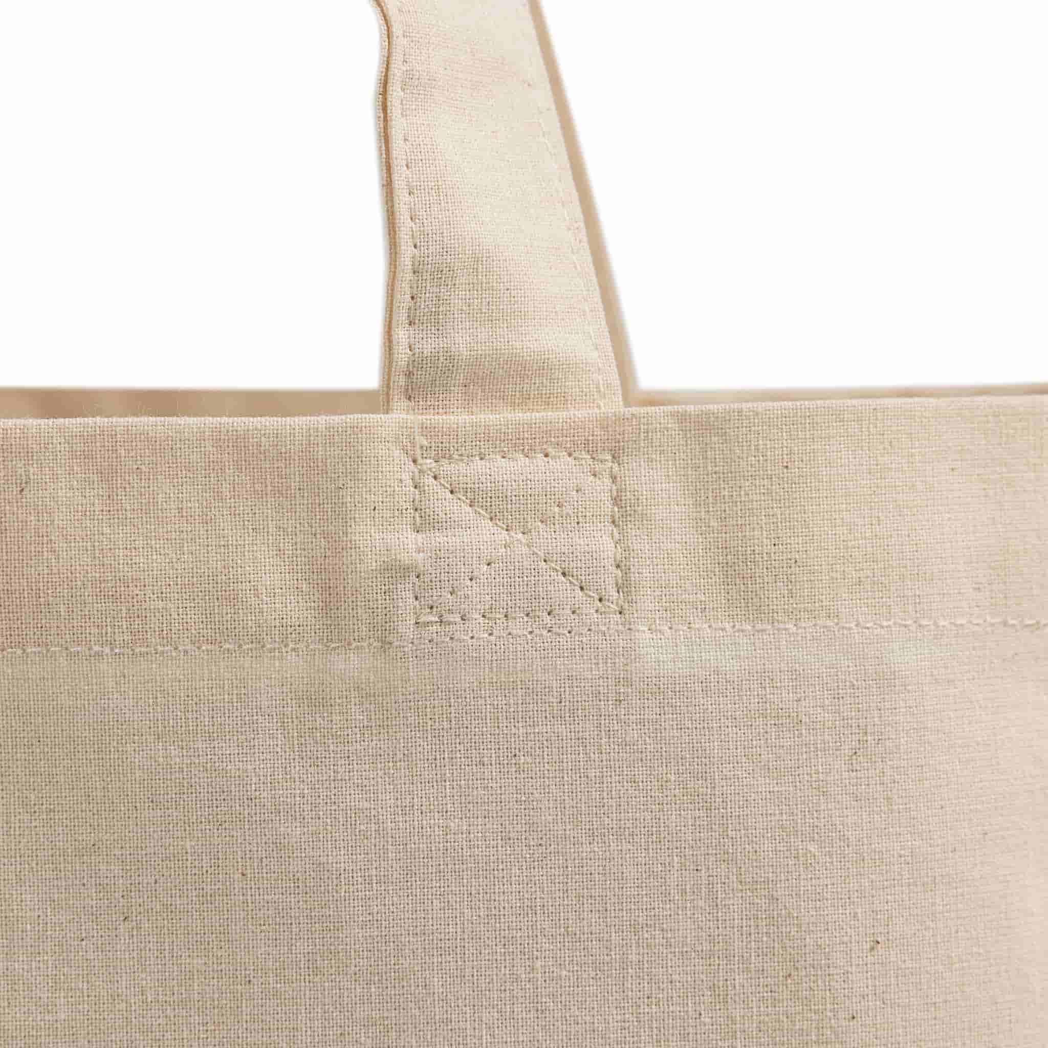 Organic Over-the-Shoulder Cotton Tote Bag 9