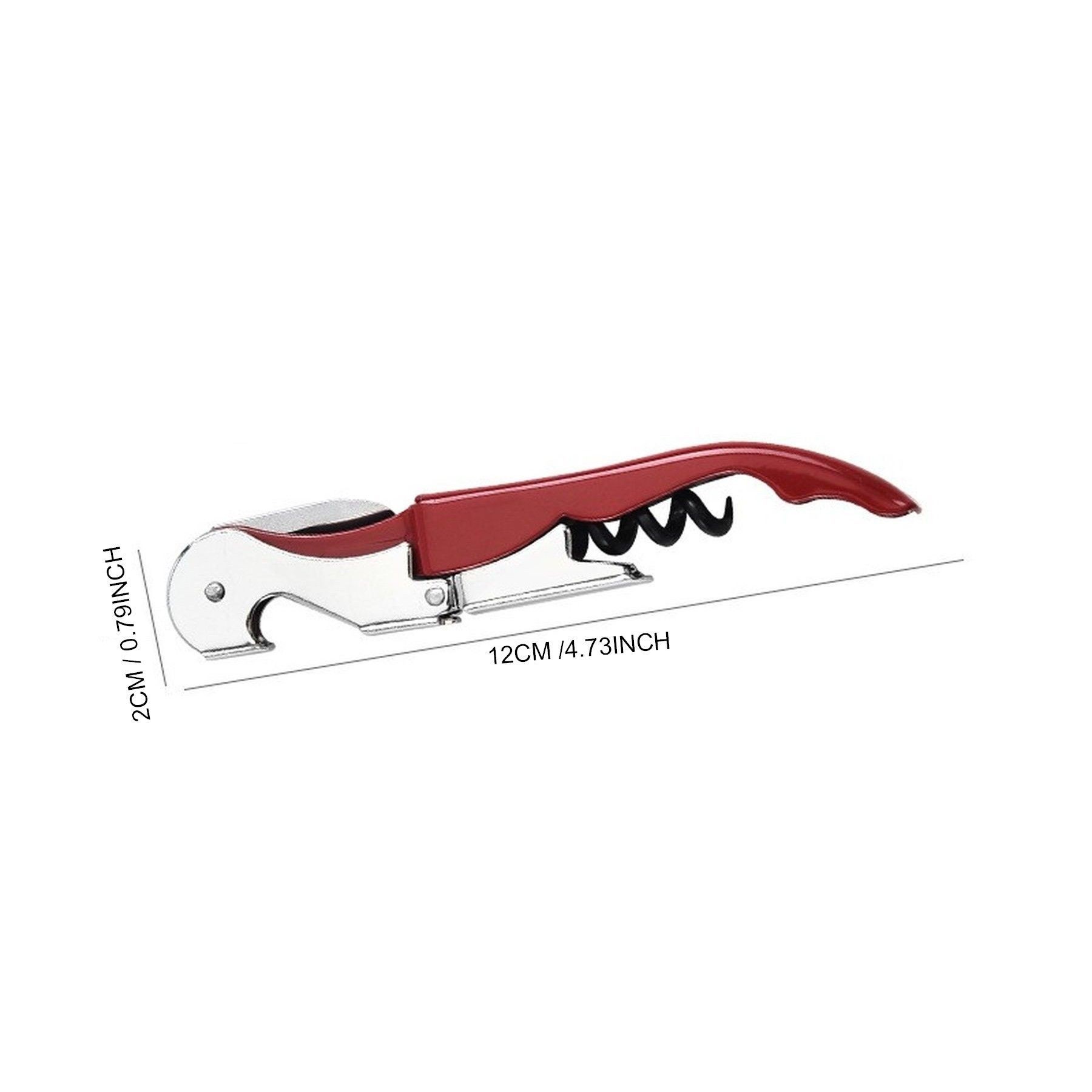 Waiter Corkscrew Wine Opener With Serrated Foil Cutter 5
