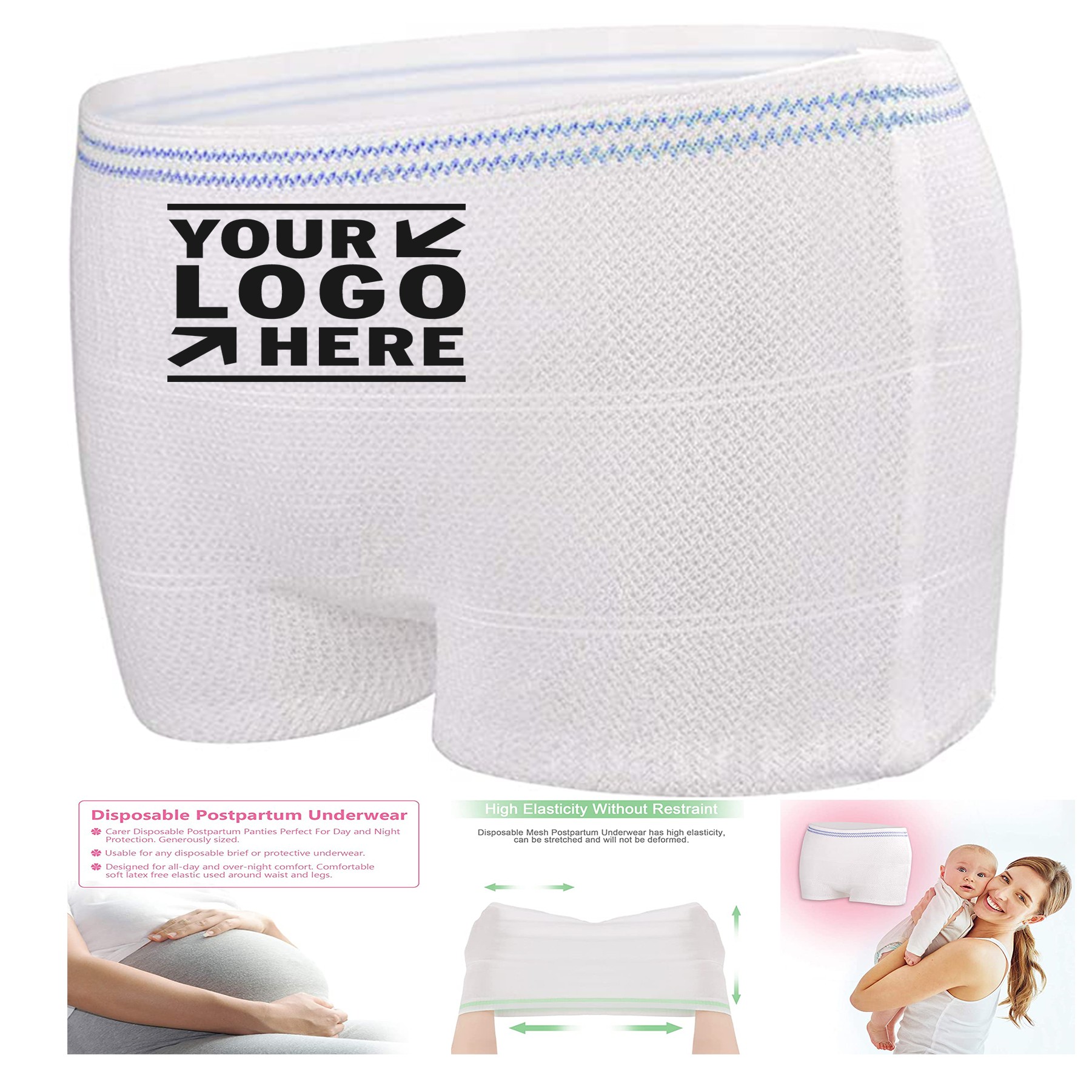 High Waist Disposable Maternity Pants 2