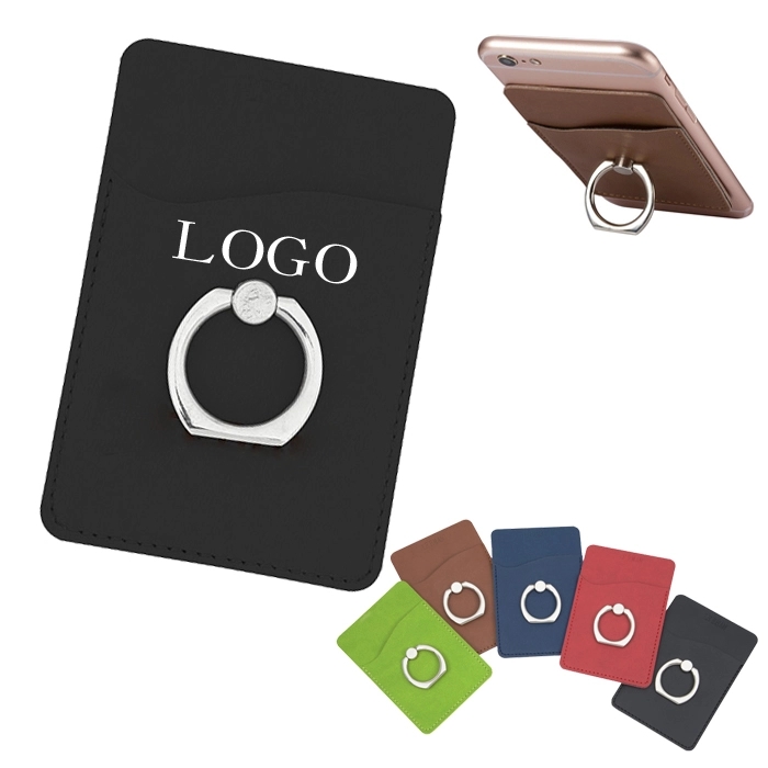 PU Smartphone Wallet with Ring Stand 4