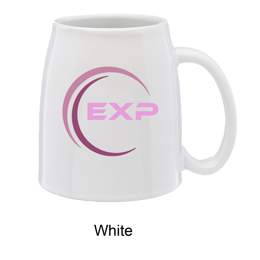 18 oz. Inverted Ceramic Personalized Mug 3