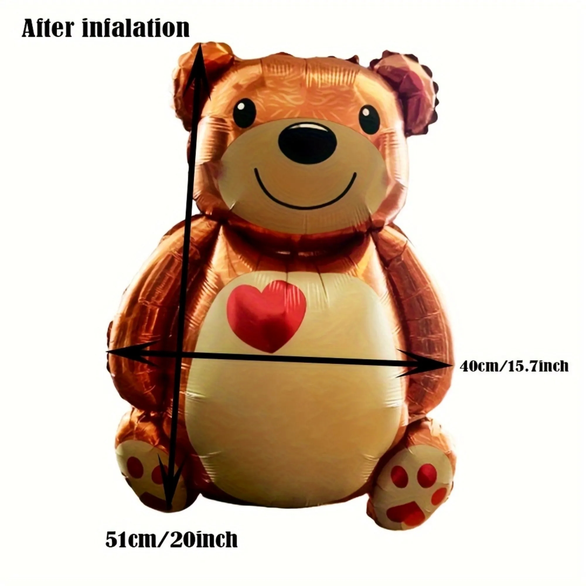 35 Inch Foil Bear Balloon 2