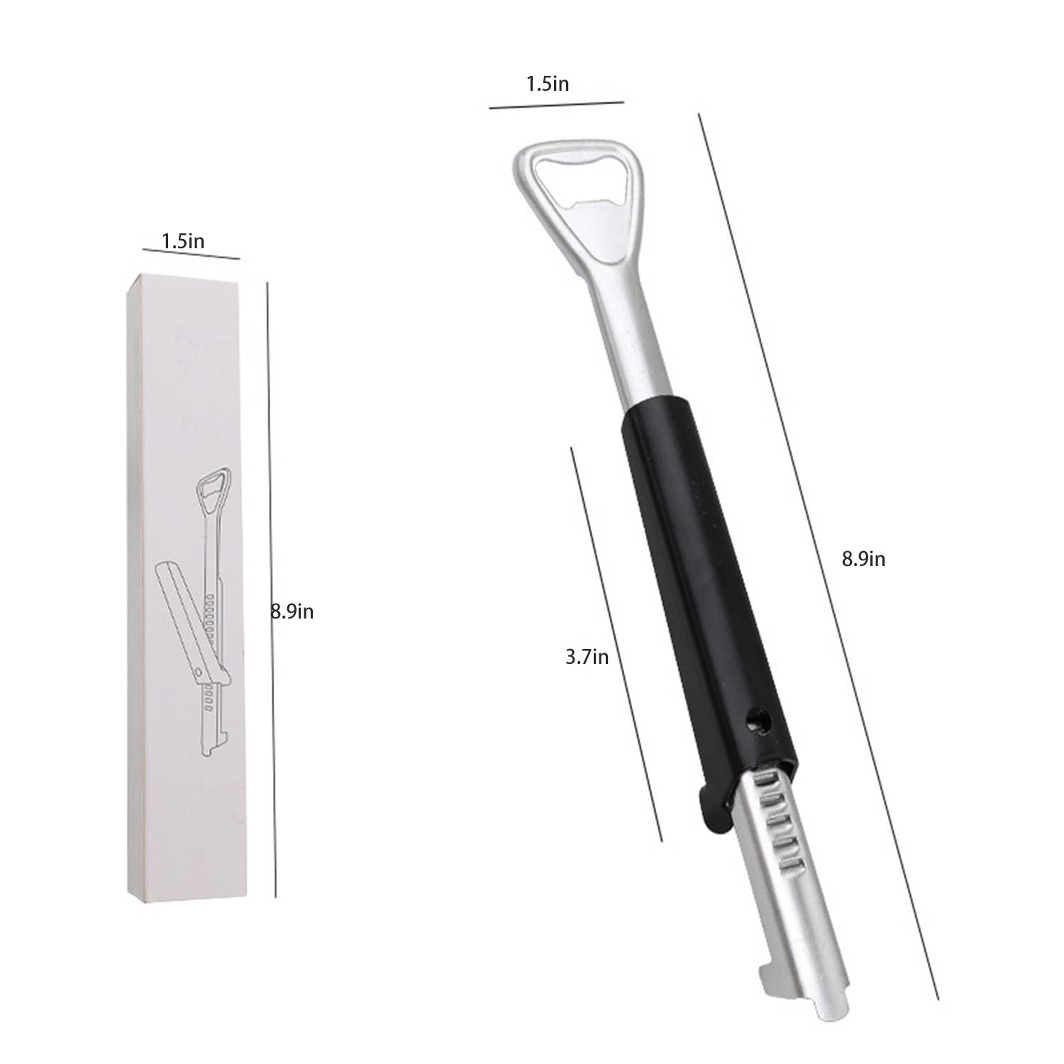 Multifunction Adjustable Stainless Steel Can Bottle Opener 7