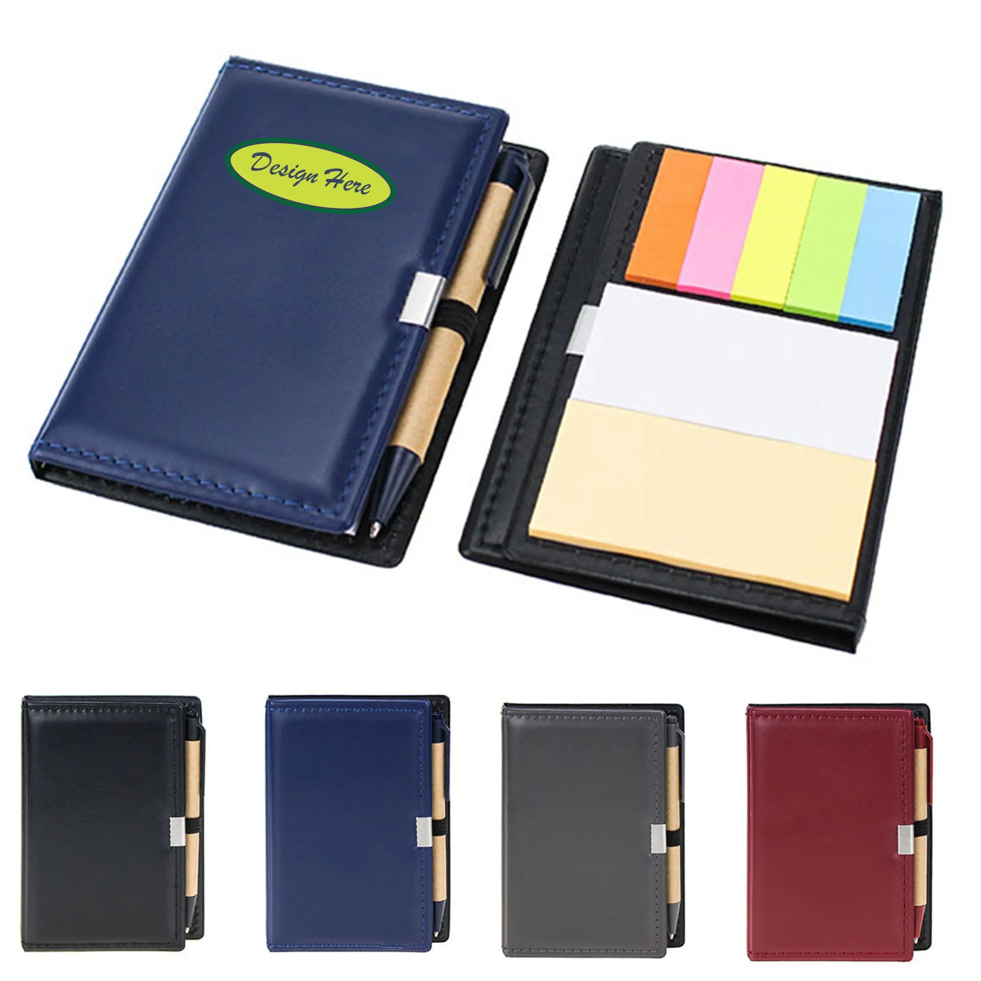 7 Ruled Journal Notebook With Color Sticker Pen