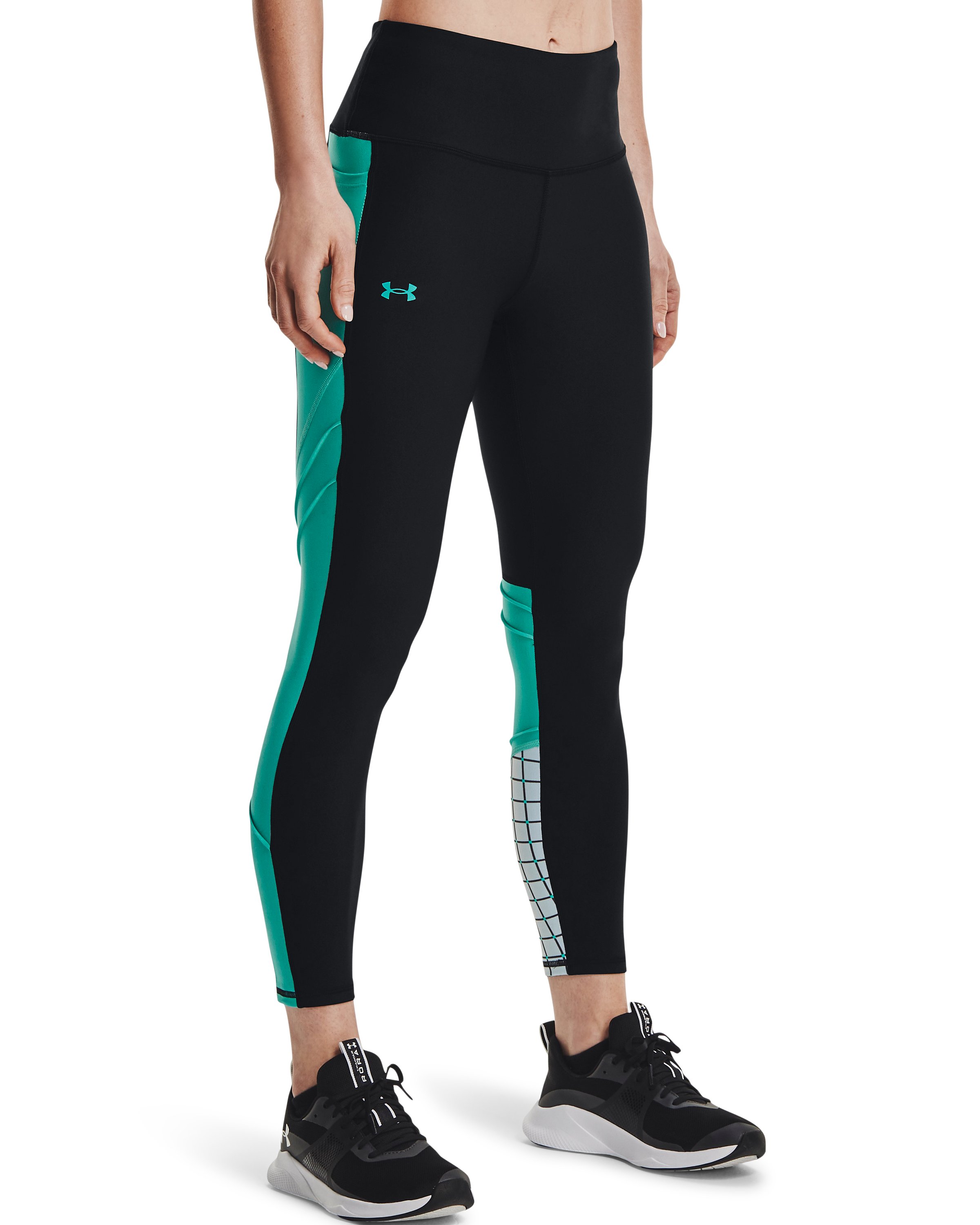 HeatGear No-Slip Waistband Women's Ankle Leggings 1