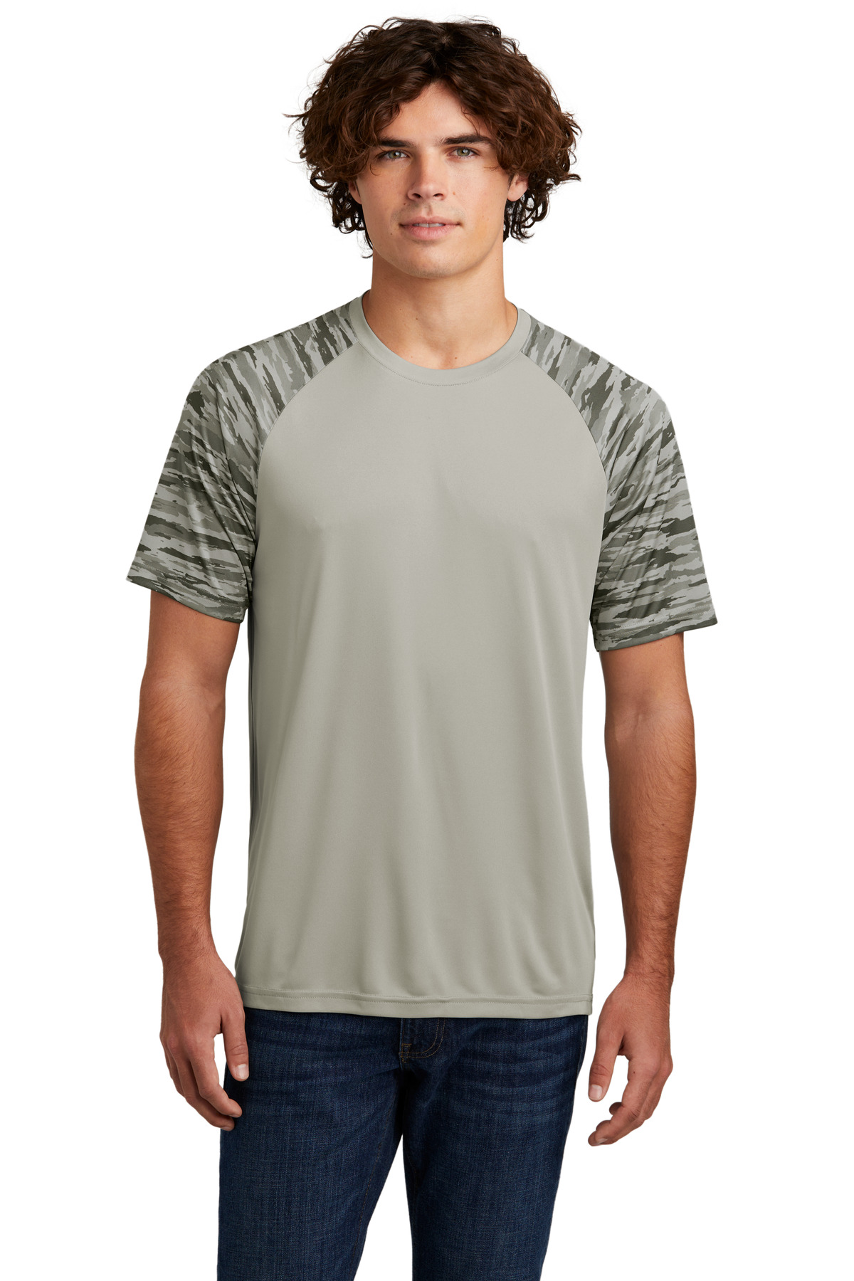 Sport-Tek Drift Camo Colorblock Tee ST376 29