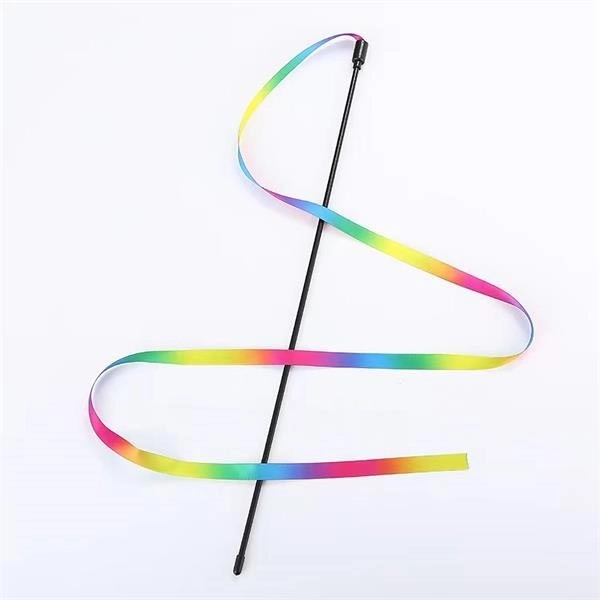 Cat Rainbow Wand String Teaser Toys 6