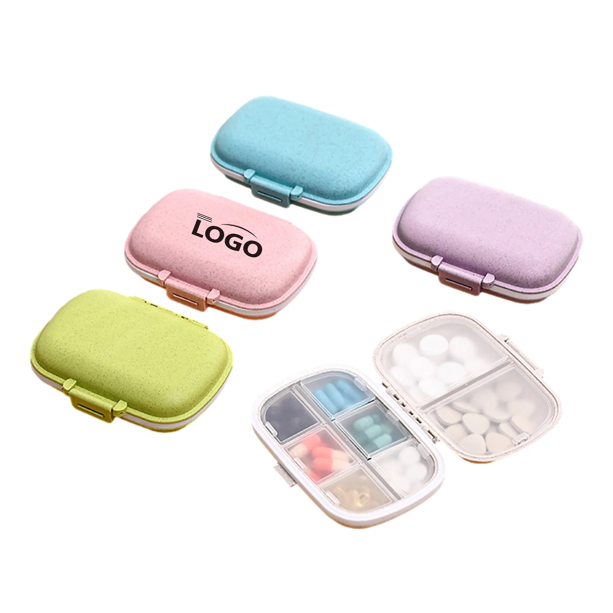 CampingPortable 8-Cell Sealed Moisture-Proof Pill Box MOQ 50 3