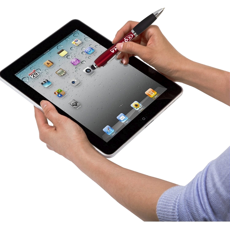 "The Cardiff" Laser Logo Light Up Stylus Pen 3