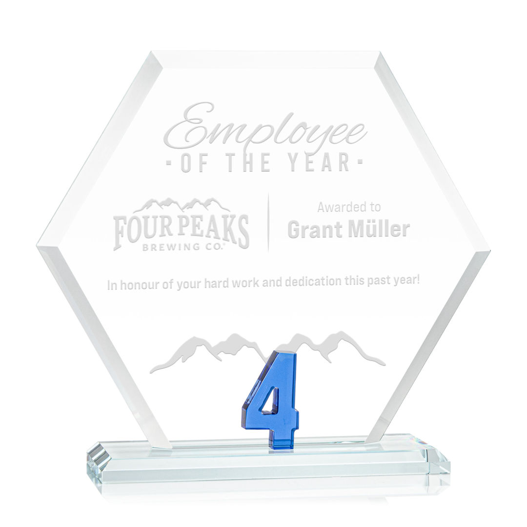 Riviera Milestone Award - Blue 6