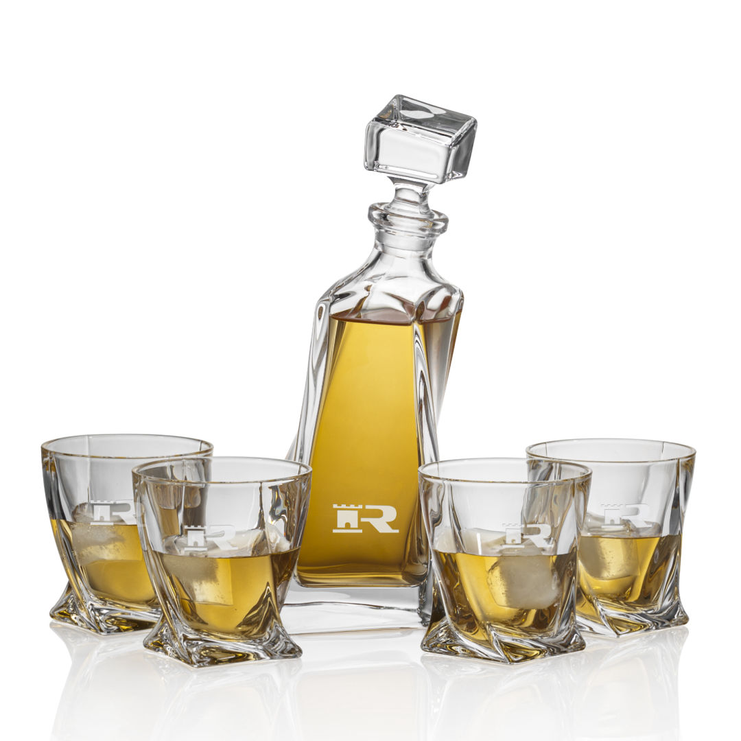 Bonham Decanter & Set, custom bottle opener with logo imprint 7