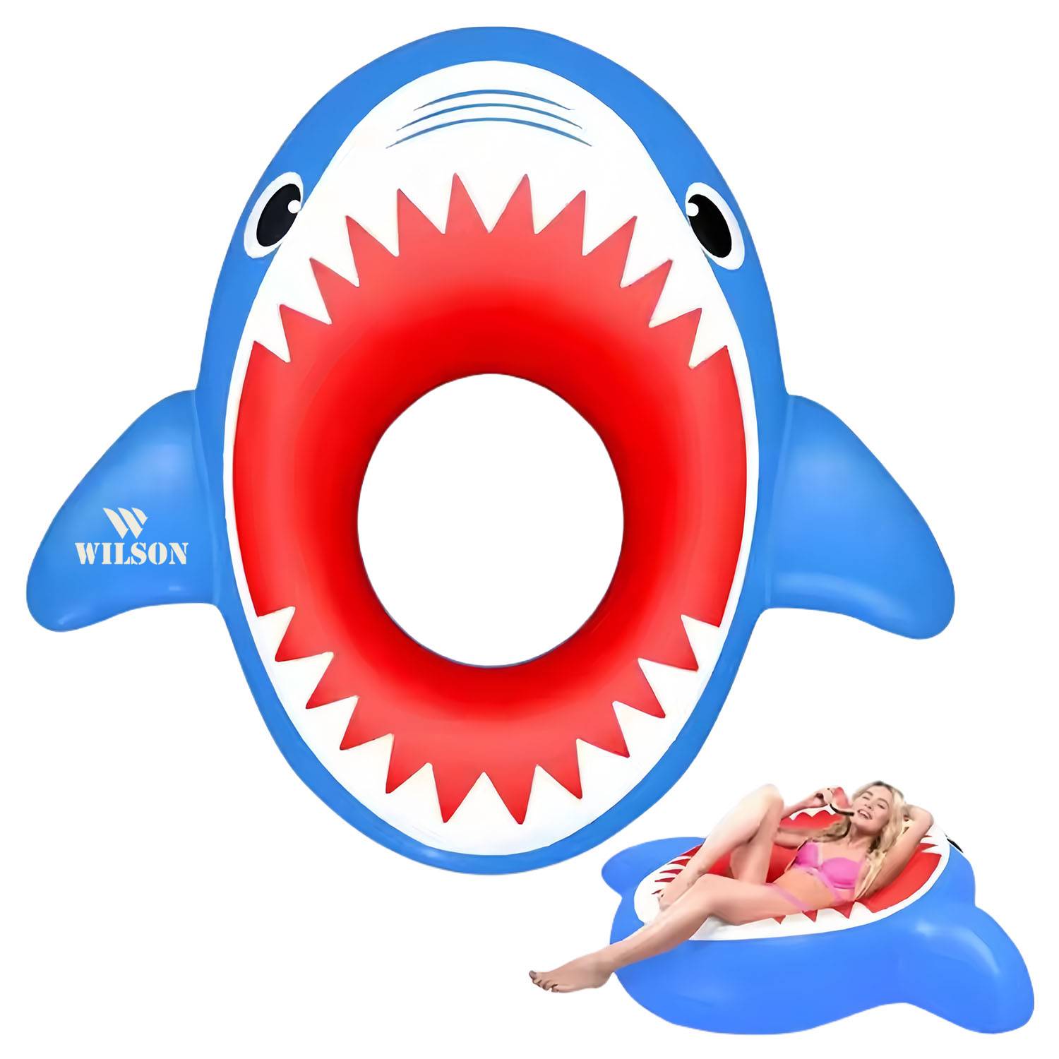 Inflatable Shark Swimming Ring 2