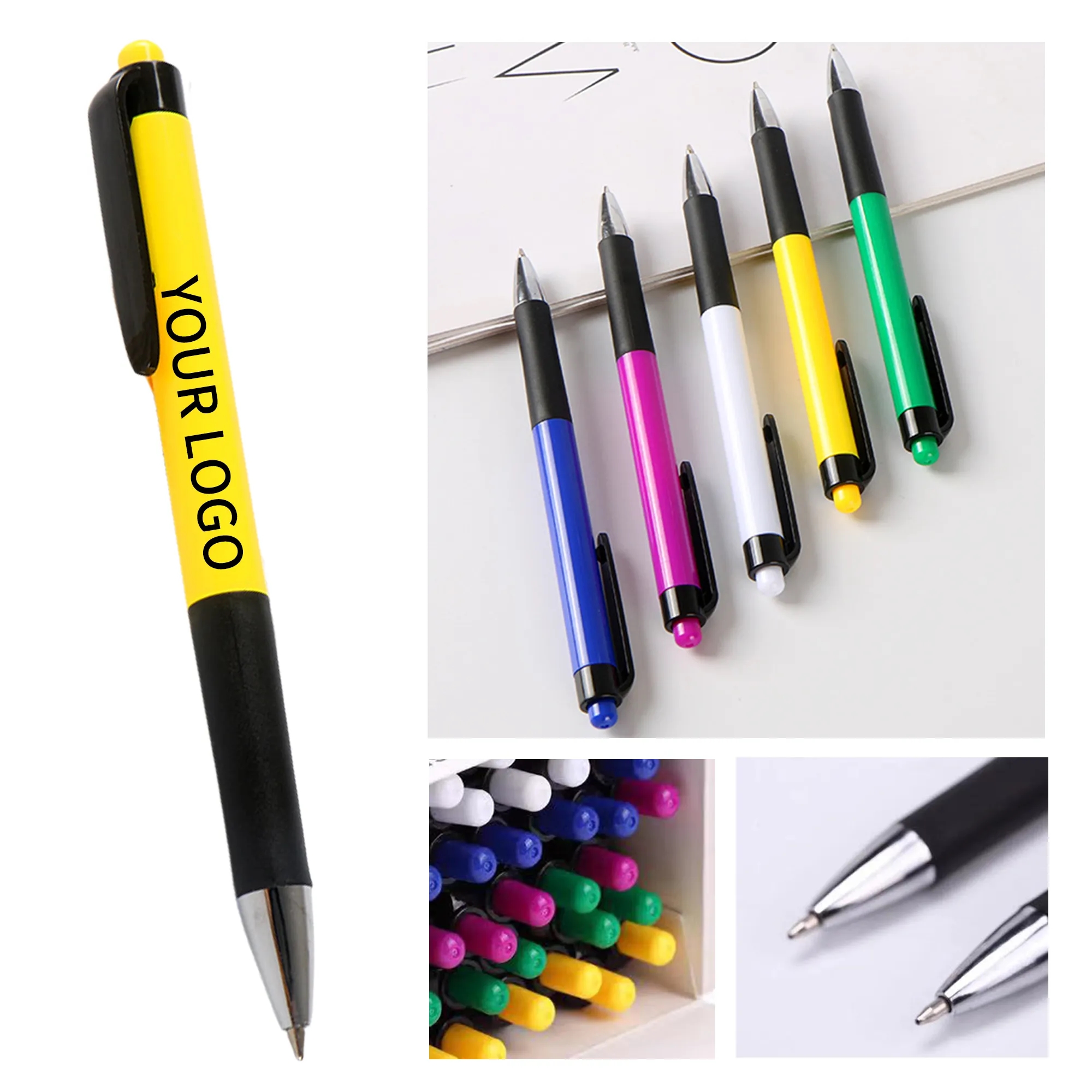 Plunge Action Ballpoint Pens 4