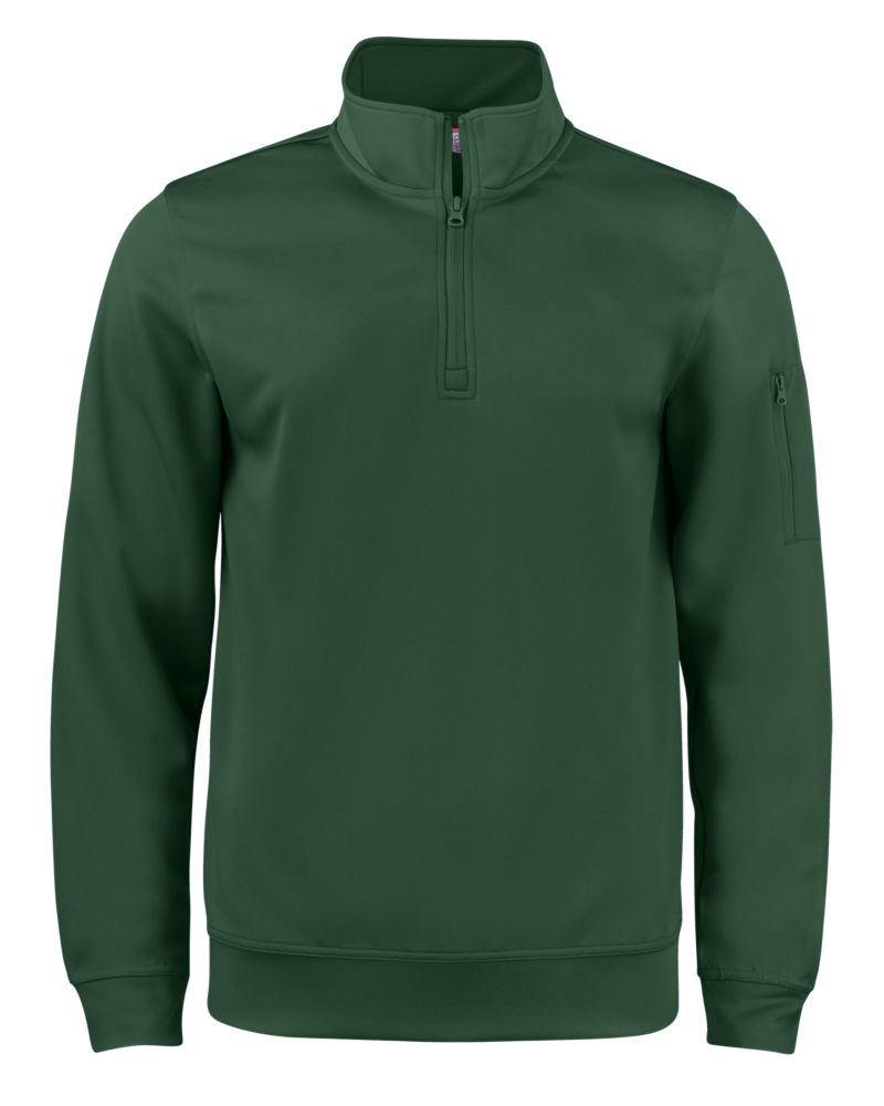 Clique Lift Solution-dyed Performance Unisex Half Zip Sweatshirt 21