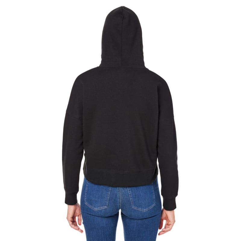 J America Ladies' Triblend Cropped Hooded Sweatshirt, custom hoodie or sweatshirt with logo imprint 22