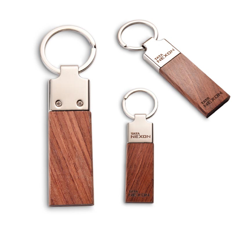 ECO Friendly Wooden Keychain 1