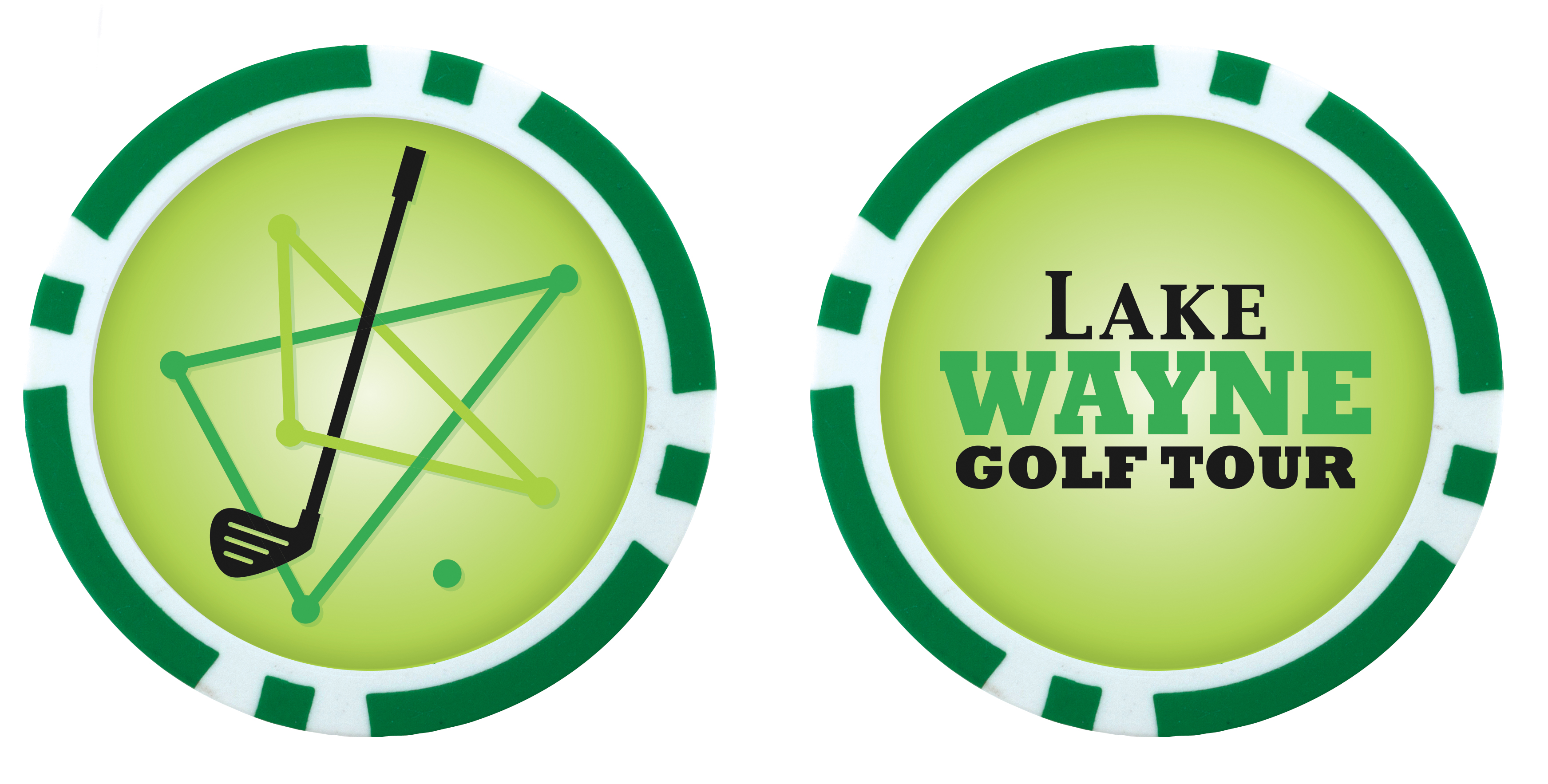 Poker Chip Ball Marker 22