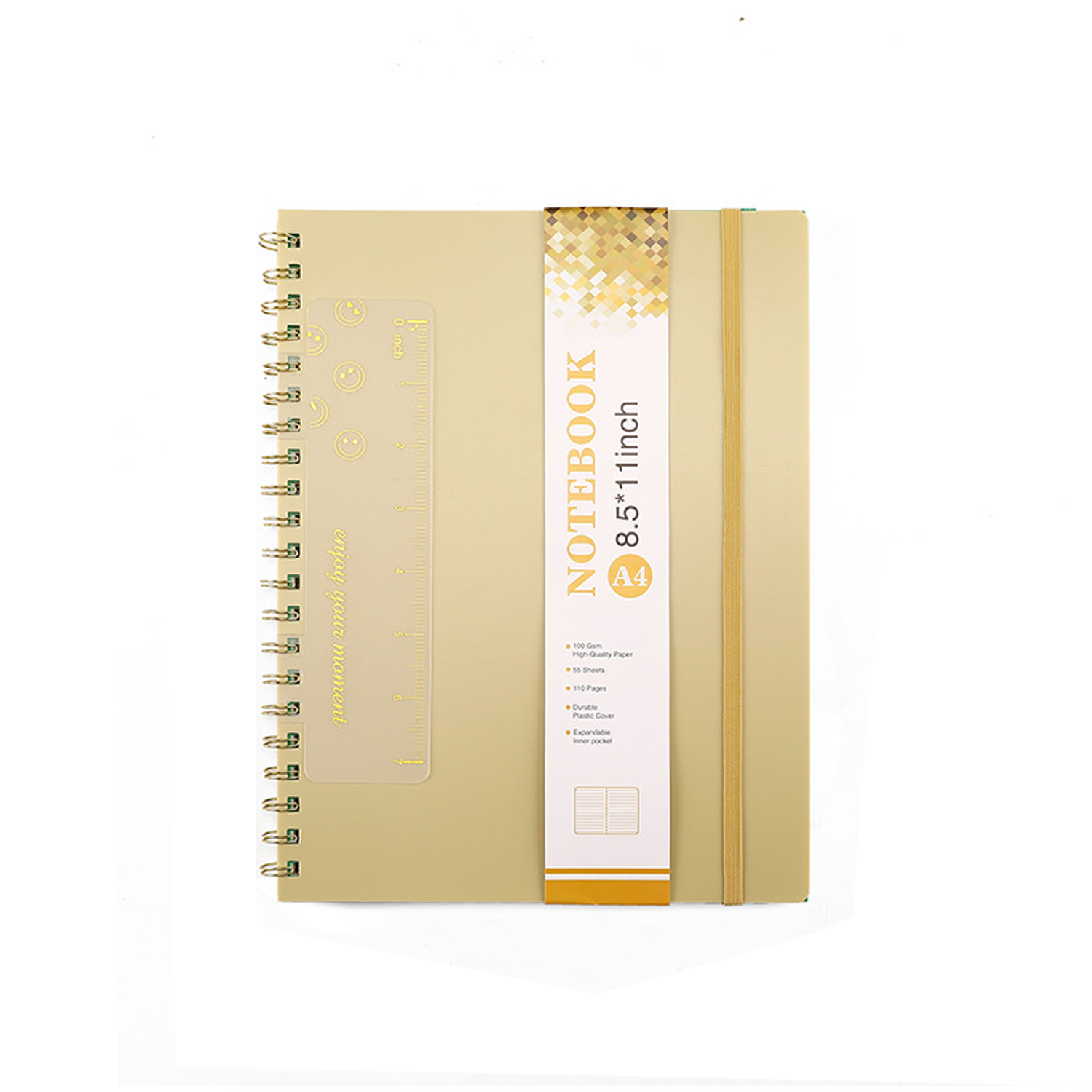 A4 Spiral Notebook w/ Ruler 5