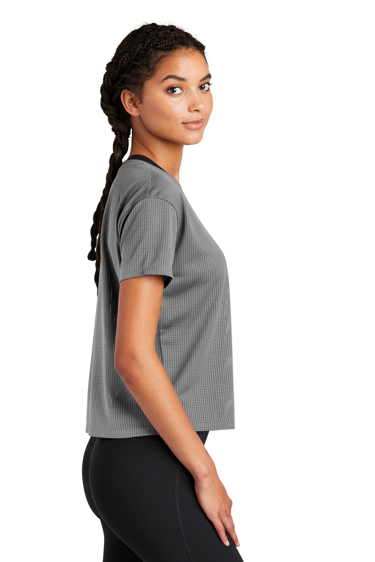 Sport-Tek Women's PosiCharge Draft Crop Tee. LST411 36