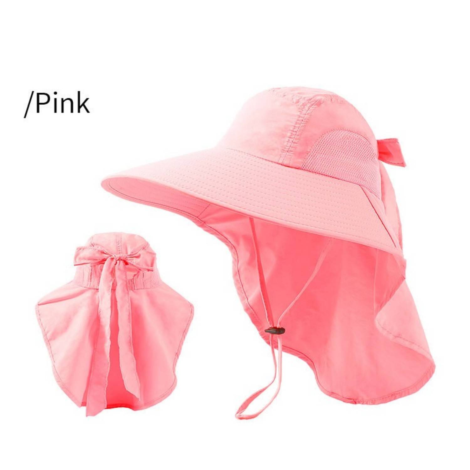 Adult UV Protection Wide Brim Polyester Sun Hat 7