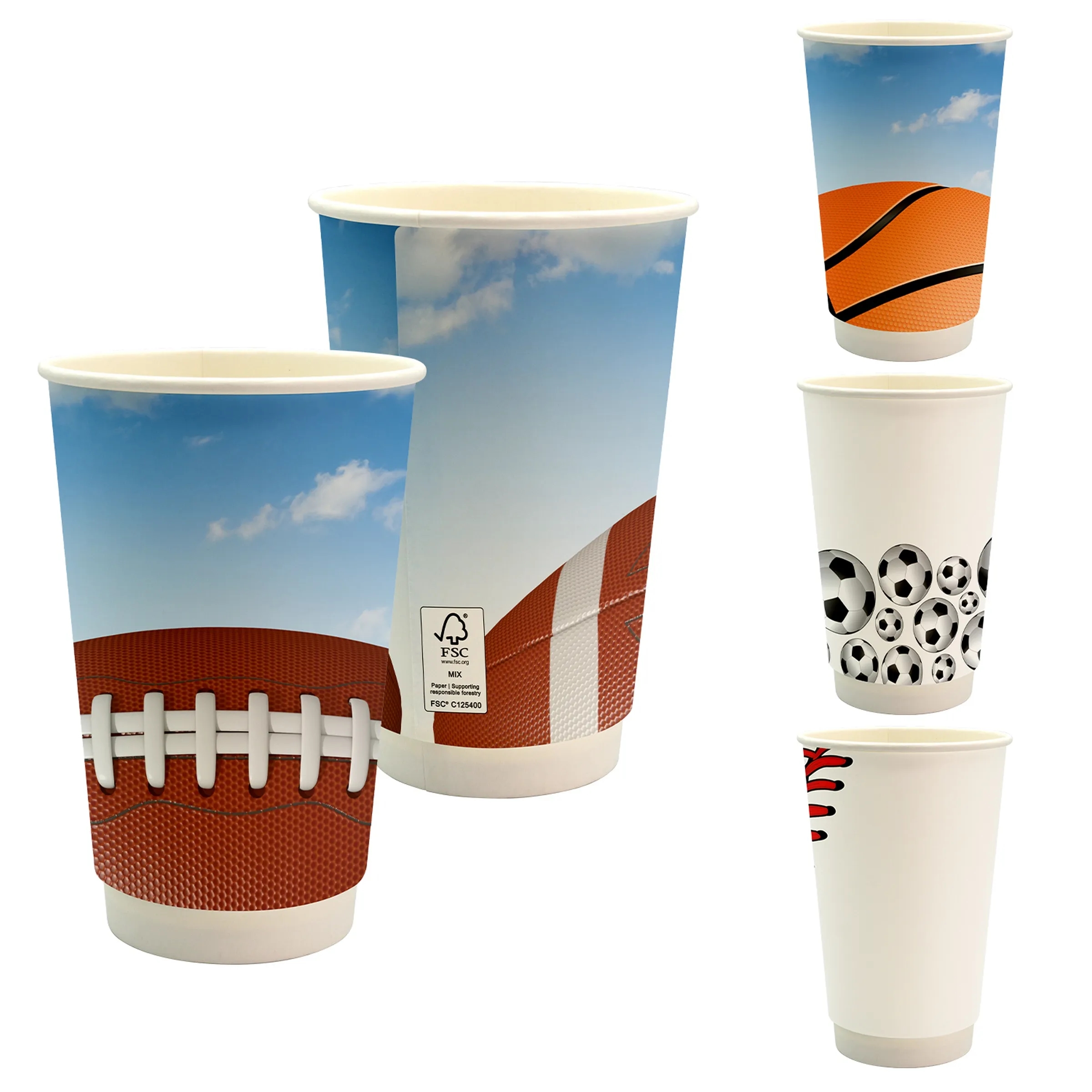16 oz. Full Color Sporty Paper Cup 7