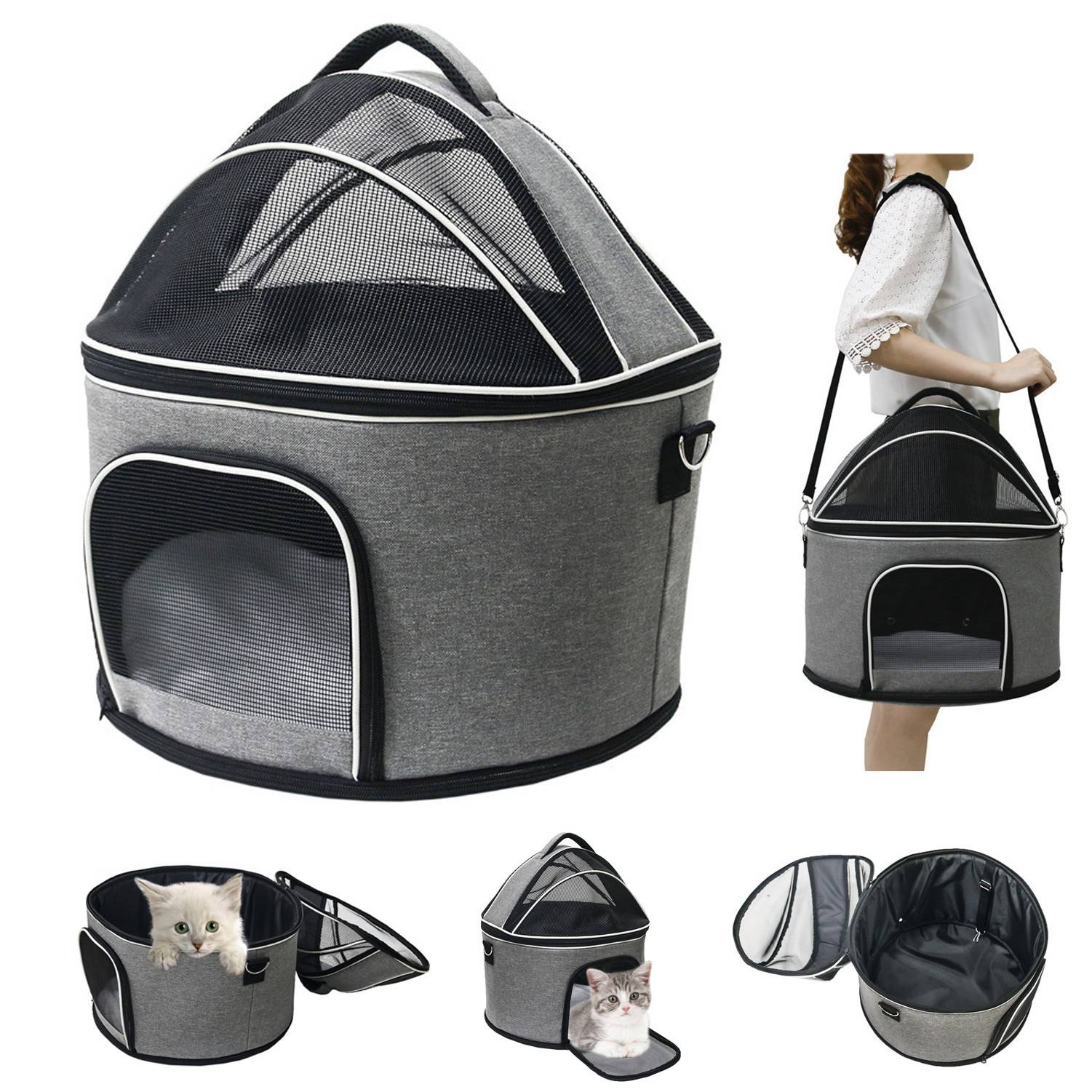 Dog Carrier Pet Travel Shoulder Bag 3