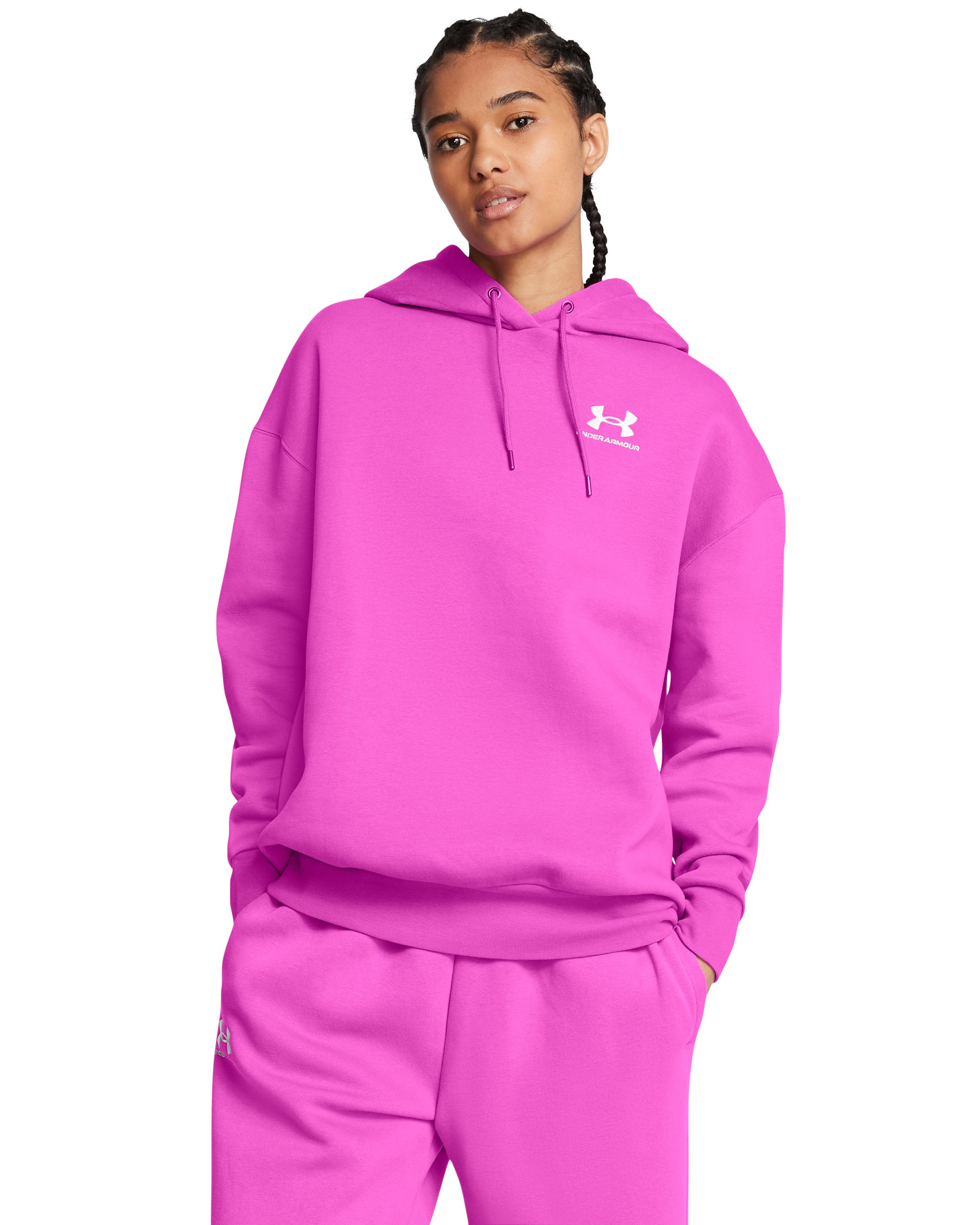 UA Icon Fleece Women's Oversized Hoodie 13