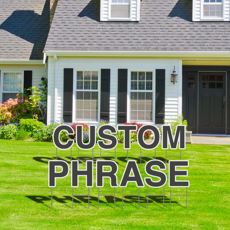 Custom Your Own Yard Letters 2