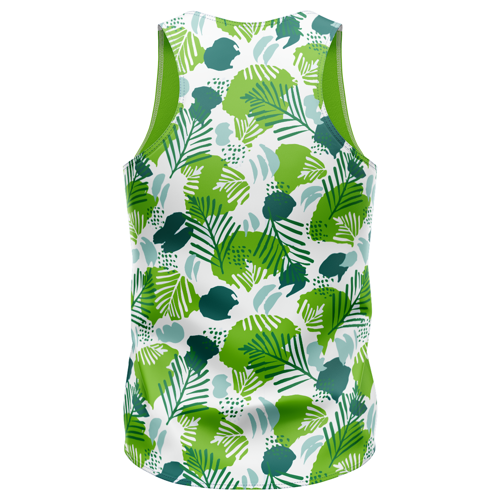 Women's Sublimation Jersey Style Tank Top - Spandex Interlock 2