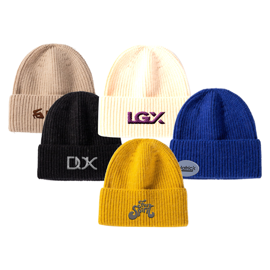 Premium Stock Ribbed Cuffed Beanie - Acrylic Blend 4