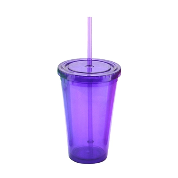 Tumbler with Straw 2