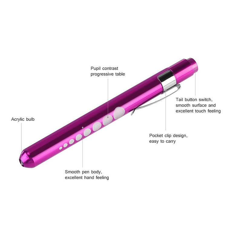 Led Medical Penlight with Pupil Gauge 4