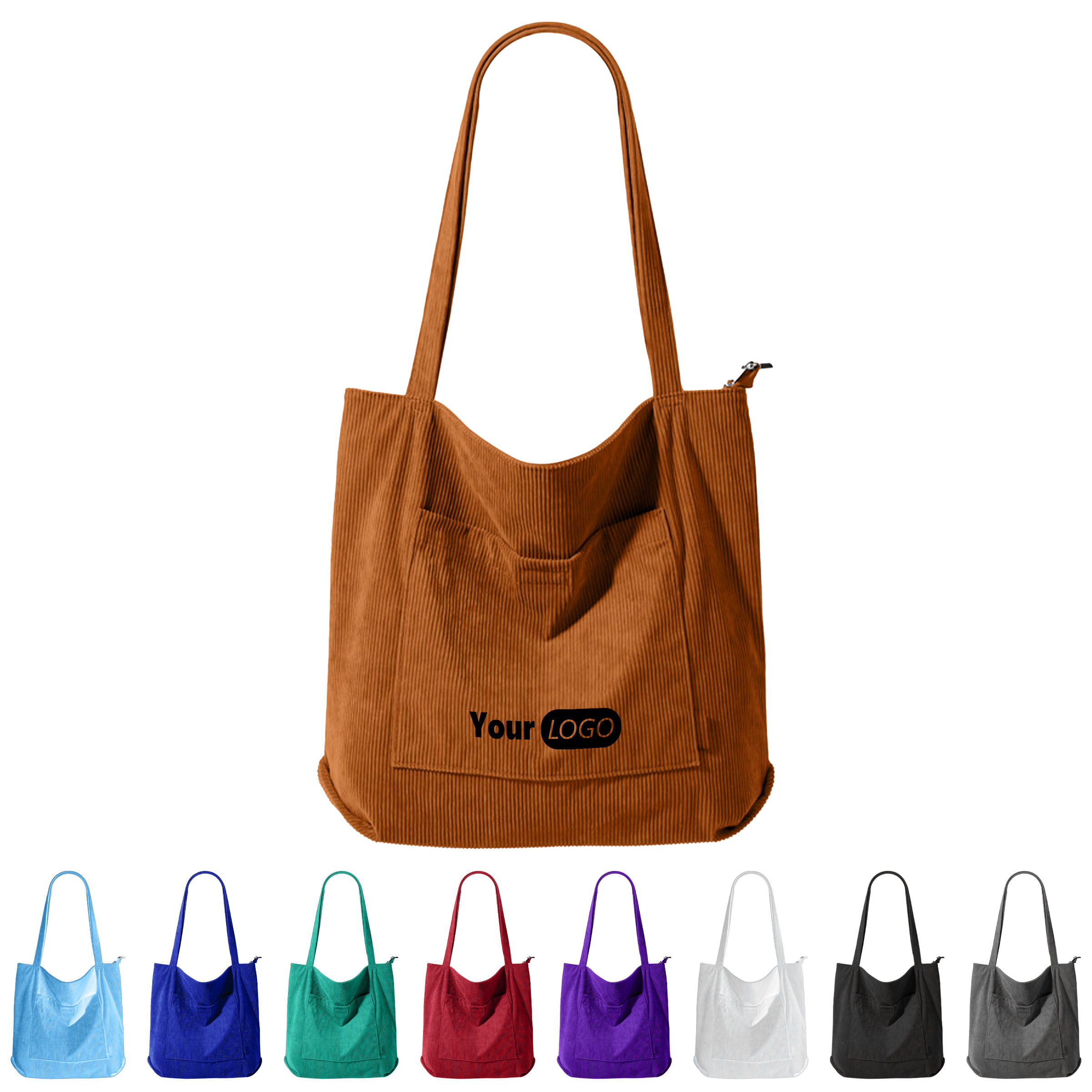 Canvas Waterproof Corduroy Shoulder Bag ?C Retro Design For Everyday Use 3