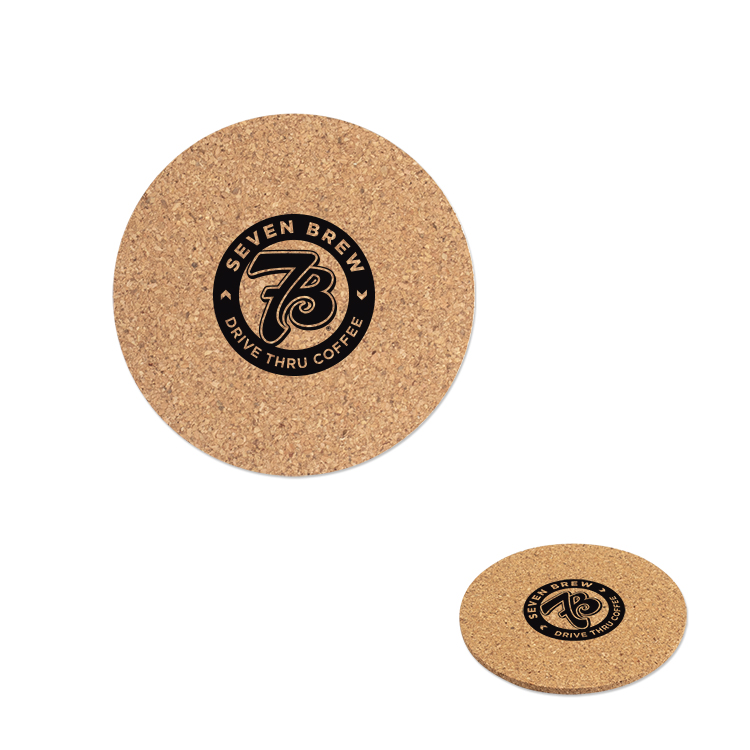 Round Cork Coaster