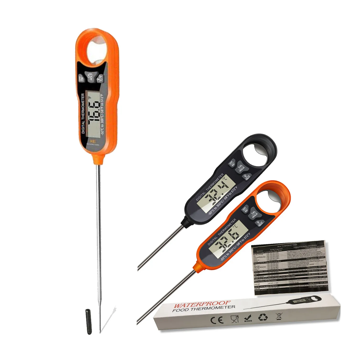 Waterproof Direct Insert Food Thermometer 1