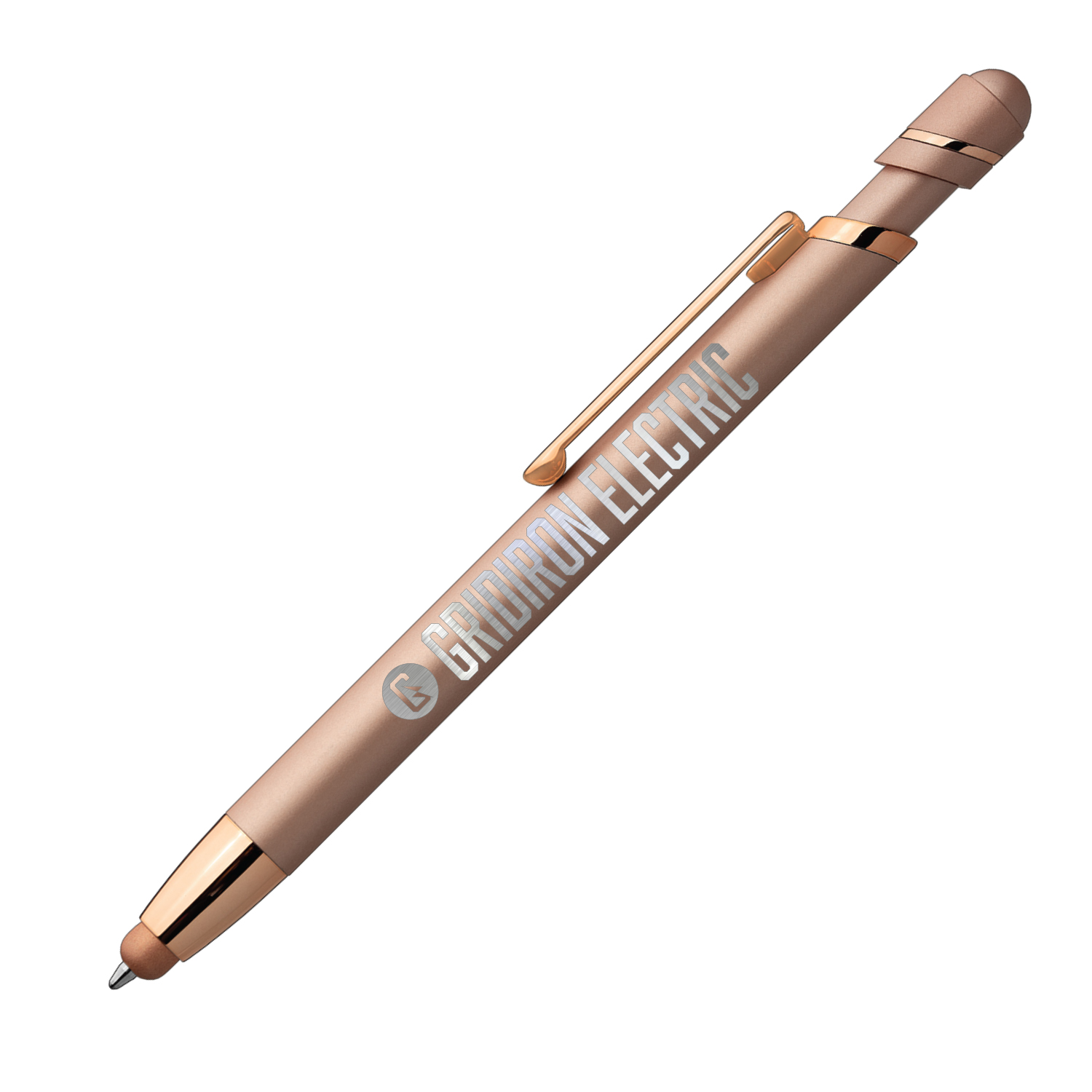 Pluto Softy Metal Pen with Stylus (Engraved Imprint) 5