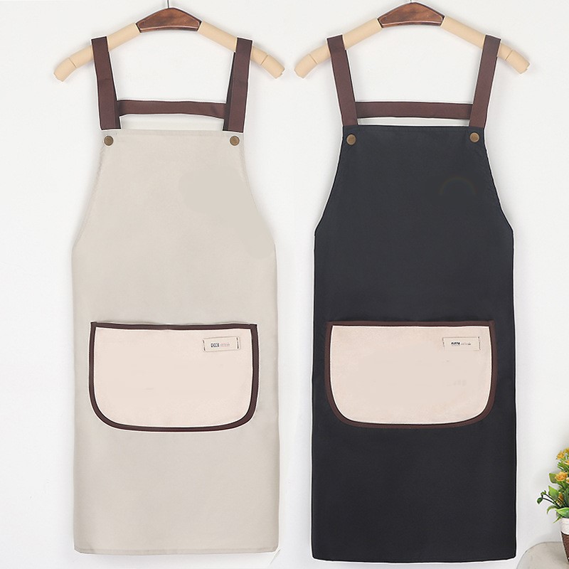 Waterproof Kitchen Apron with hand wiper 2