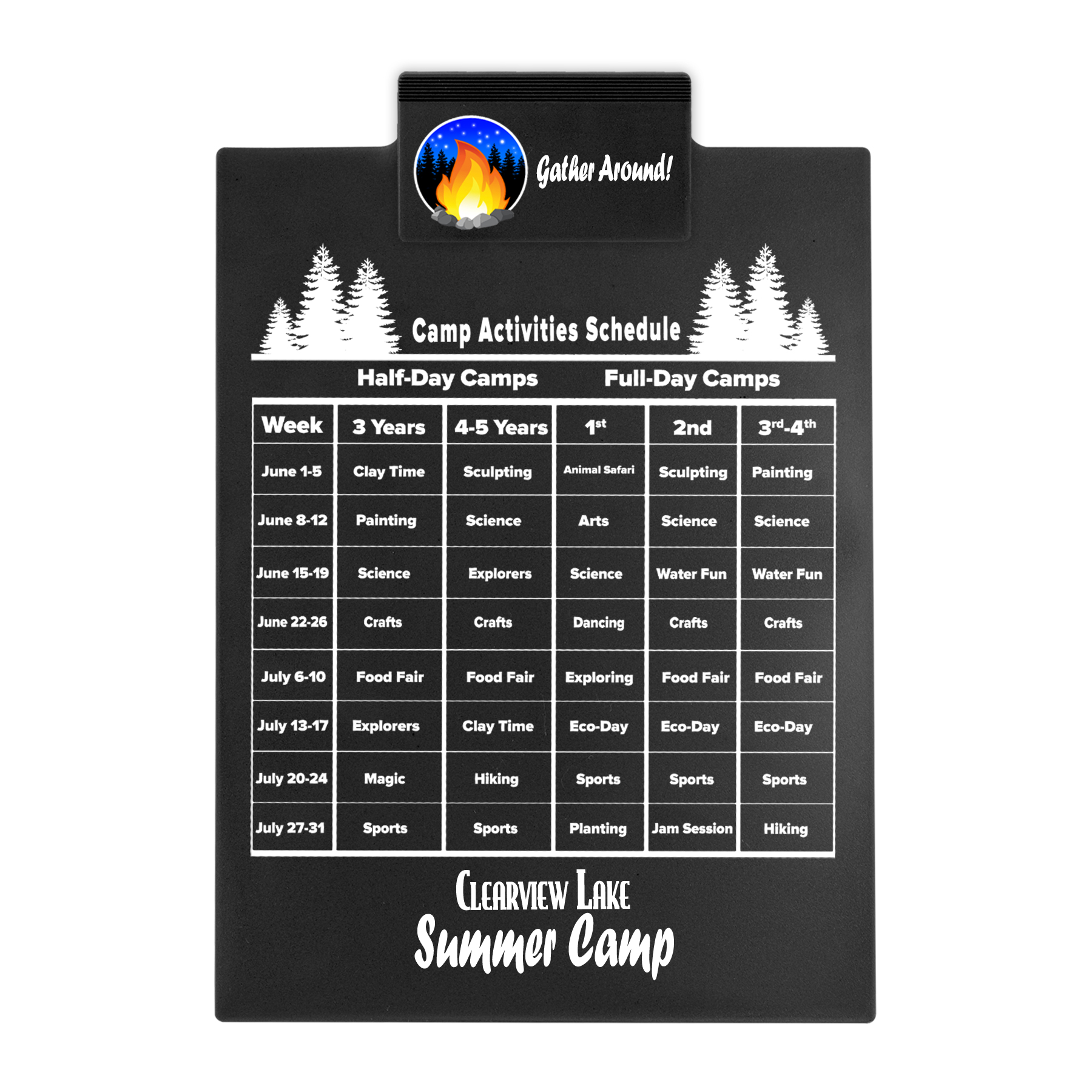 Letter Clipboard - Digital Imprint 7