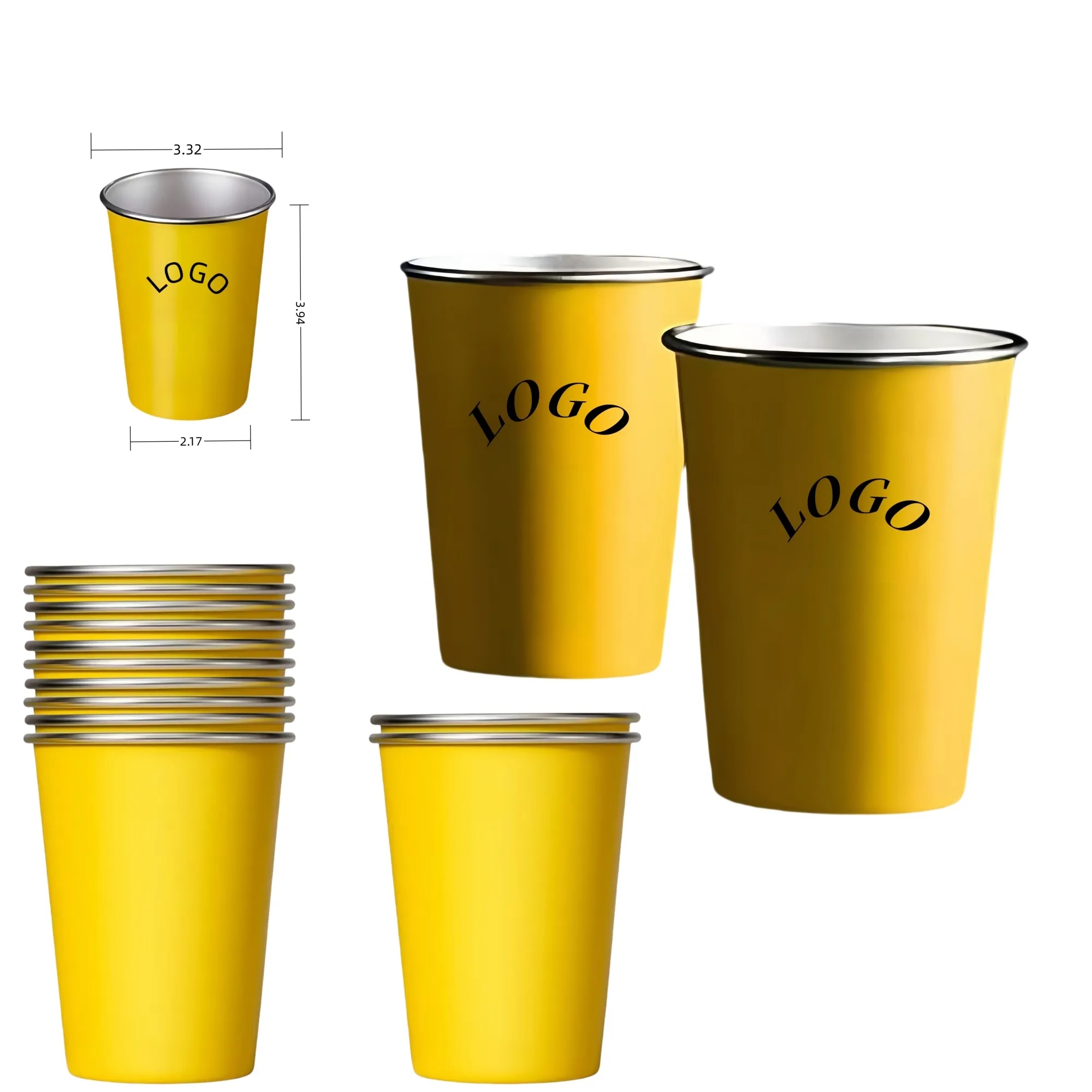 Disposable Stainless-Steel Cup
