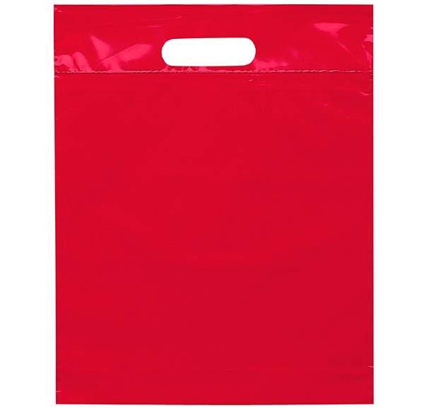 Die Cut Handle Bag - 12W x 15H x 3 - Flexo Ink Print 5