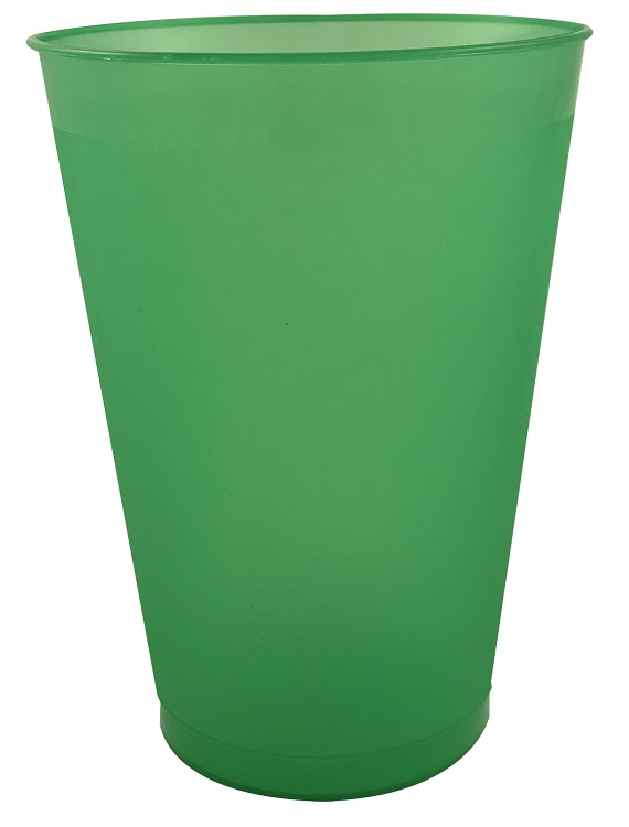 12 oz Frosted Translucent Plastic Stadium Cup