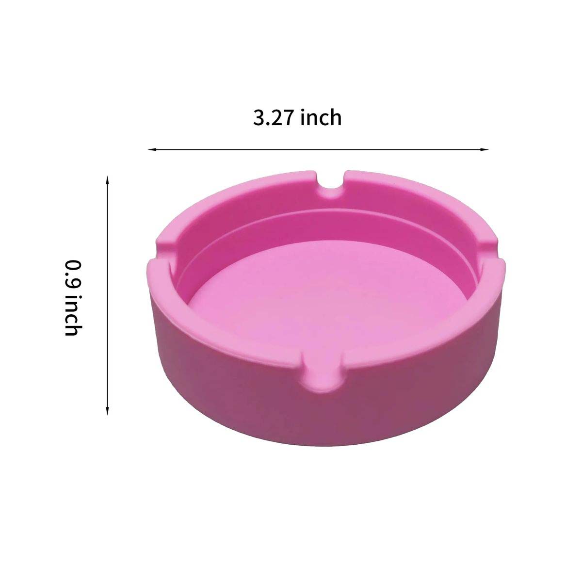 Durable Heat Resistant Silicone Ashtray for Smokers 14