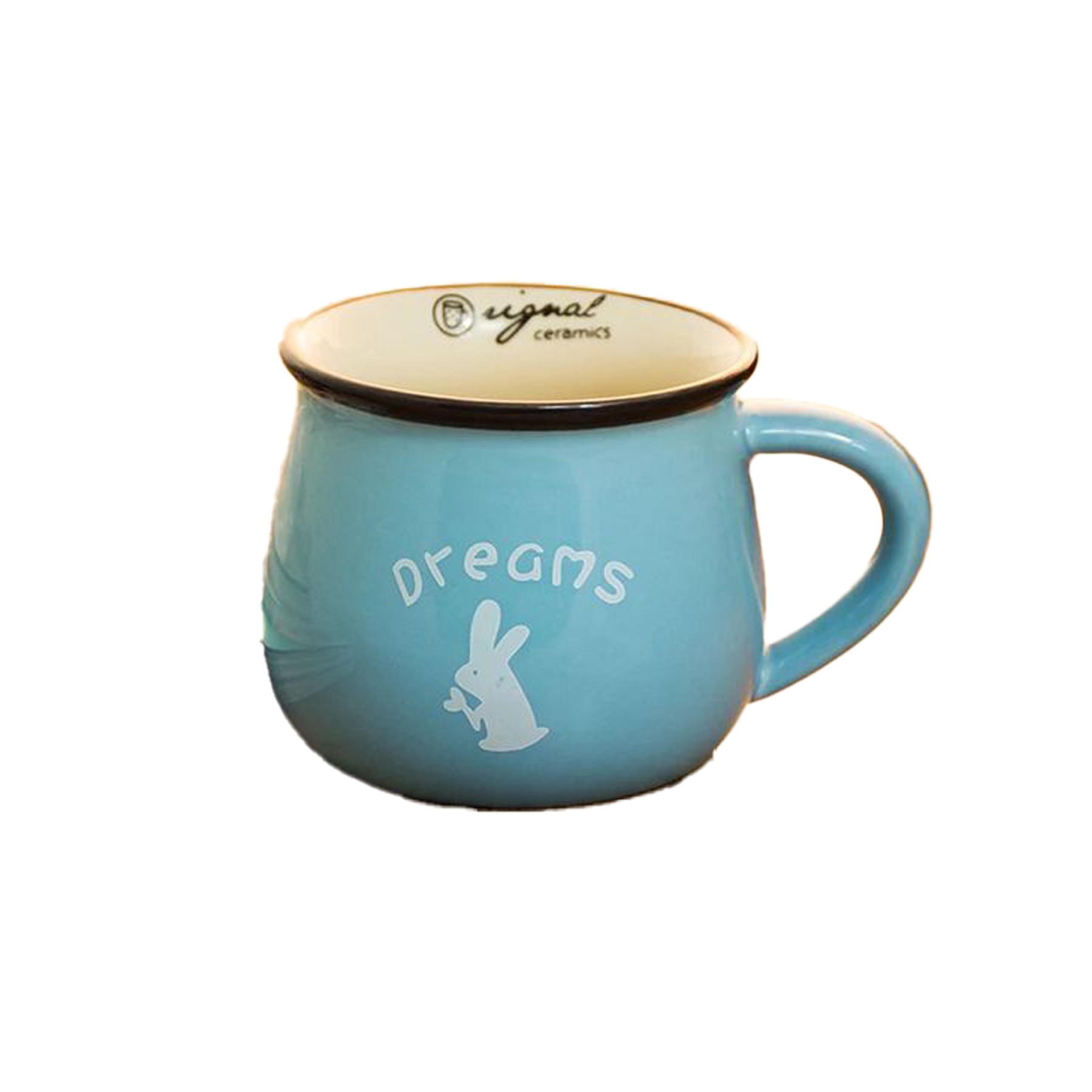 12oz Ceramic Egg-Shaped Mug 3
