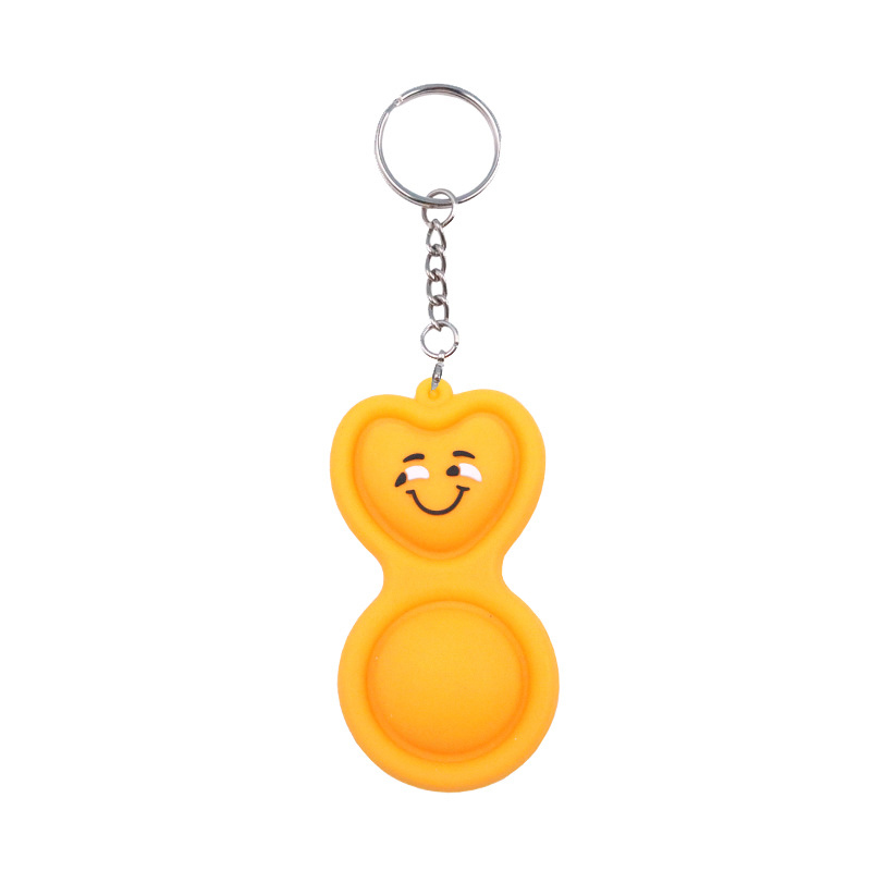 2 Bubbles Push Pop Fidget Sensory w/Keychains 8