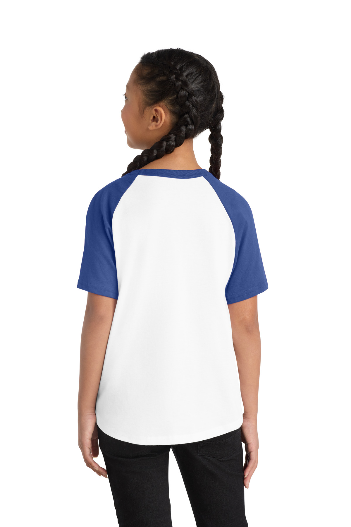 Sport-Tek Youth Short Sleeve Colorblock Raglan Jersey. YT201 10