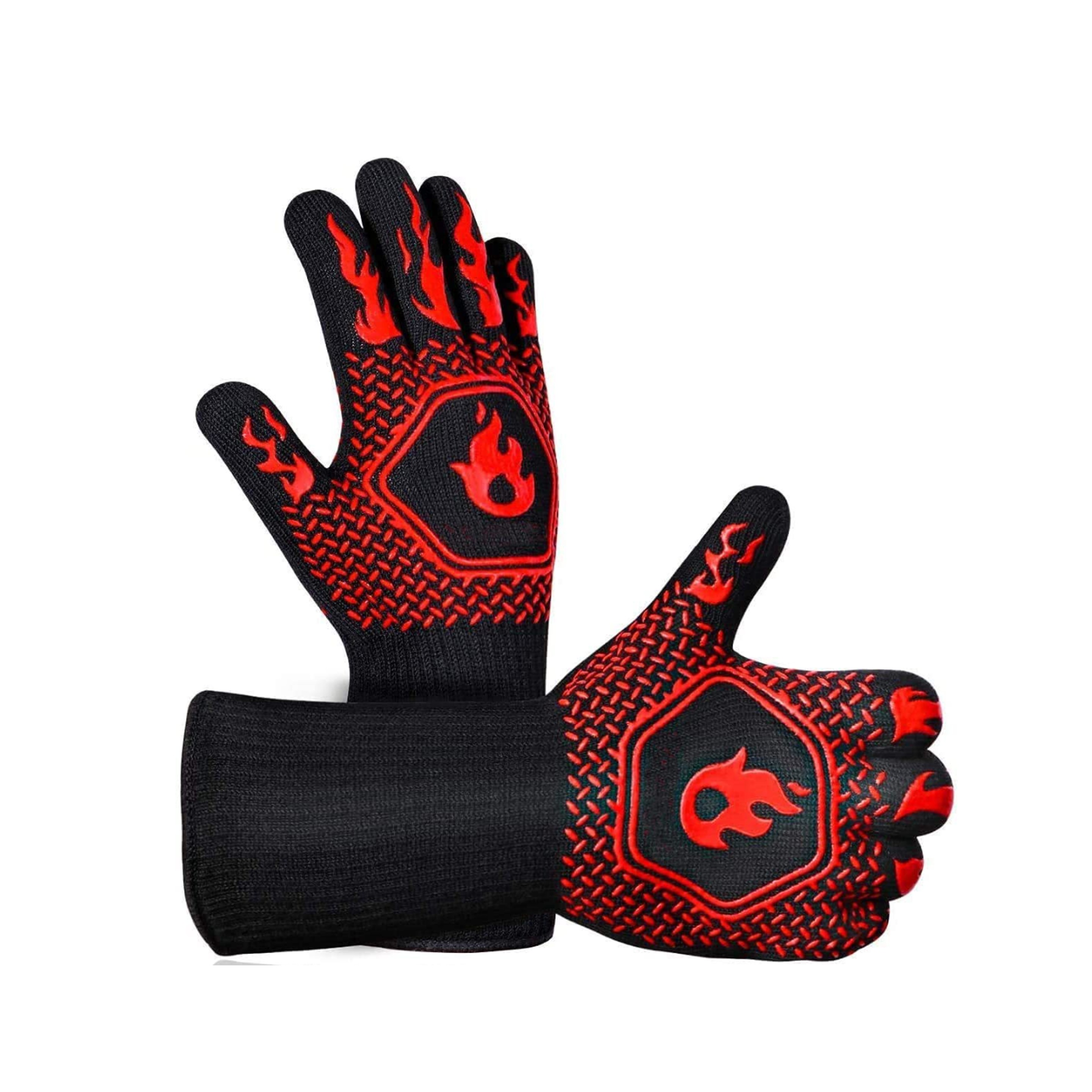 BBQ Heat Resistant Grilling Glove 1 Pair 11