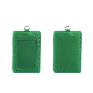 Portrait Dual Side PU Leather Card Holder 22