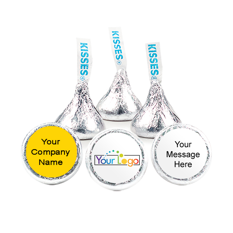 ADD Your Own Logo - Hershey's Kisses w/ Full Color Label 7