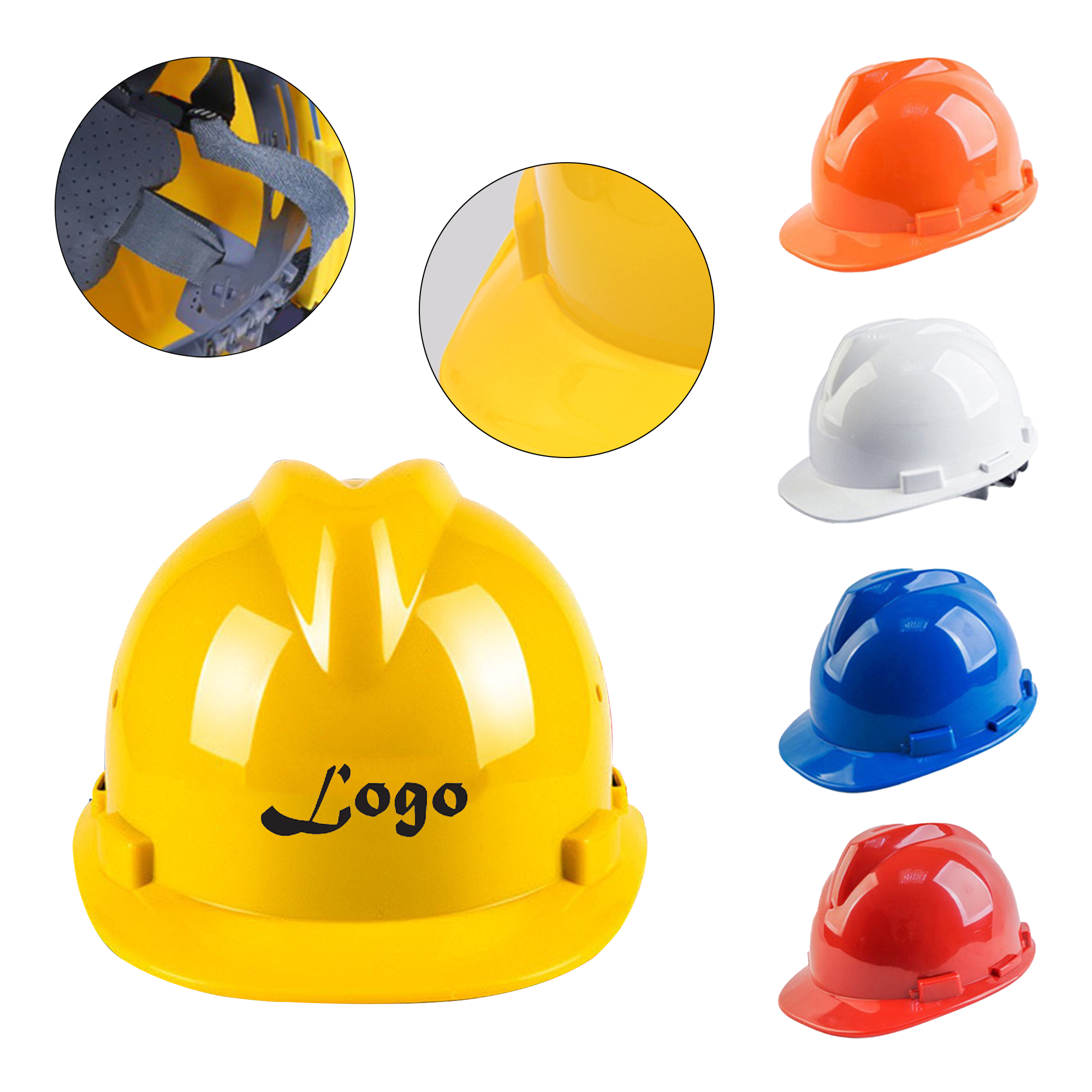 Custom Adjustable Safety Construction Helmets 1