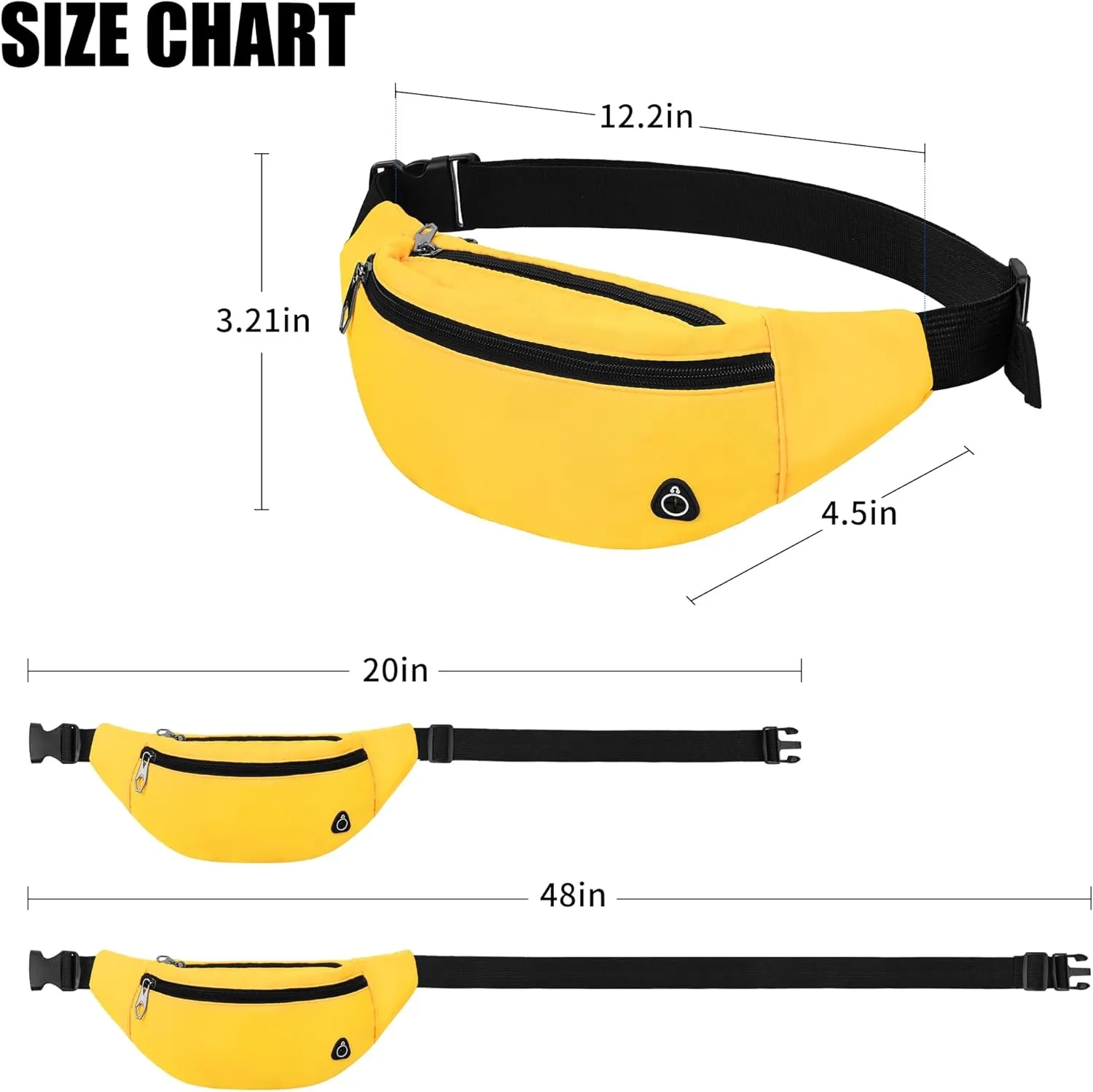 Sports Fanny Pack Crossbody Waist Bags 4